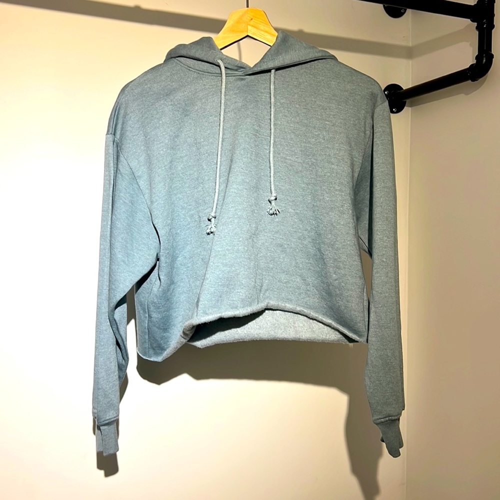 Cropped Hoodie Fleece NWOT